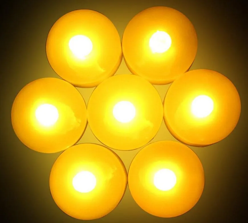 24 Pz/lotto Festa di Nozze Candela Di Natale Decorazione Della Casa Luci A Led Lampade Senza Fiamma Telecomando Batteria