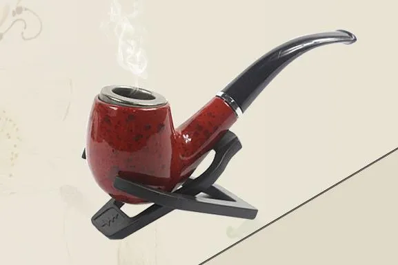 Pot en fer et résine pour fumer, filtre imitation bois pour hommes, ensemble portable pour fumer