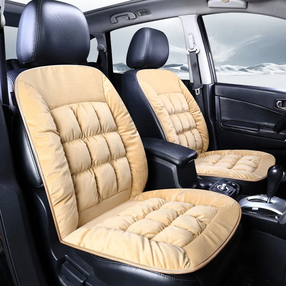 Warme Weiche Samt Plüsch Stoff Autositz Kissen Auto Seat Protector Stuhl  Matte Pad Universal Jeep SUV Limousinensitzbezug Von 12,7 €