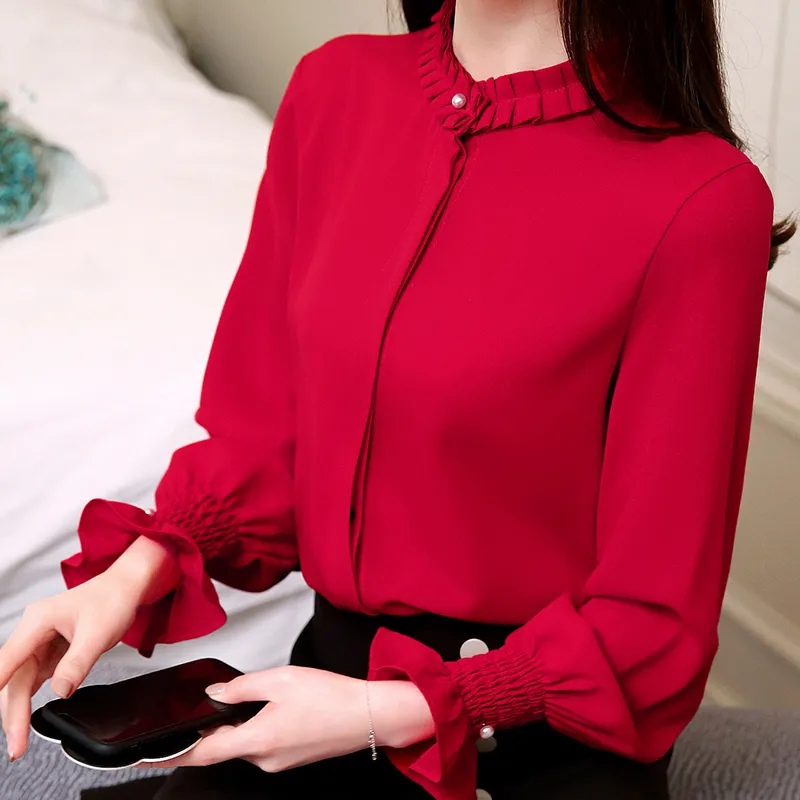 Blusas rojas 2018 outlet