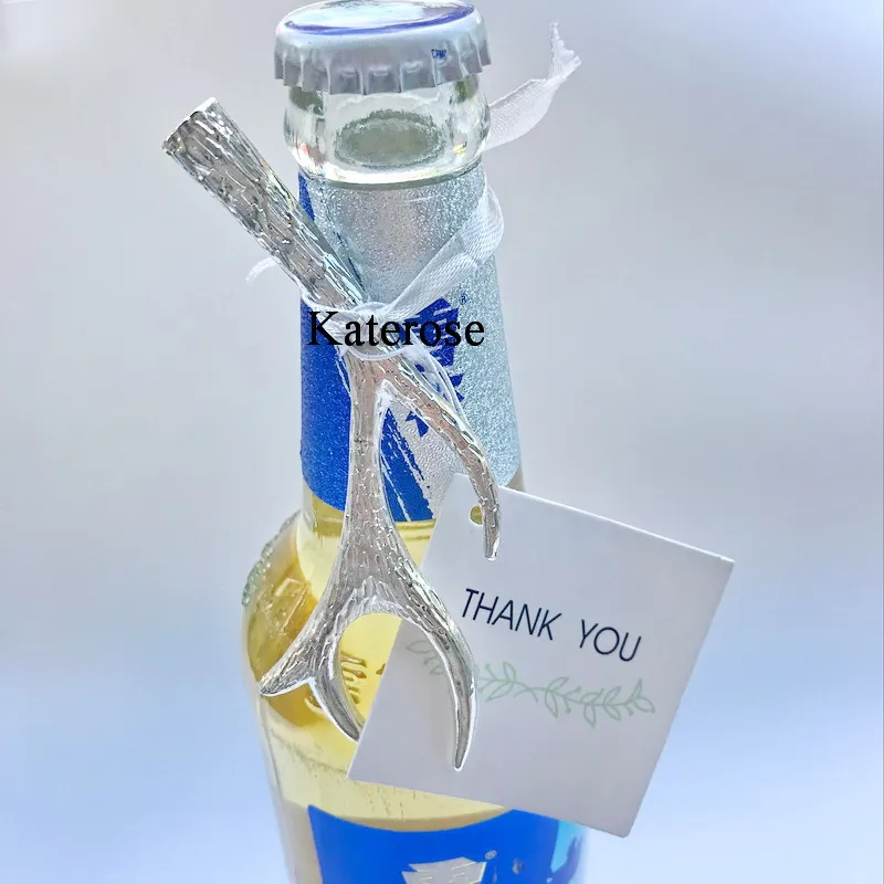 2018 Серебряный Рога открывалка для бутылок сувениры для свадьбы свадебный душ гости возвращают подарки