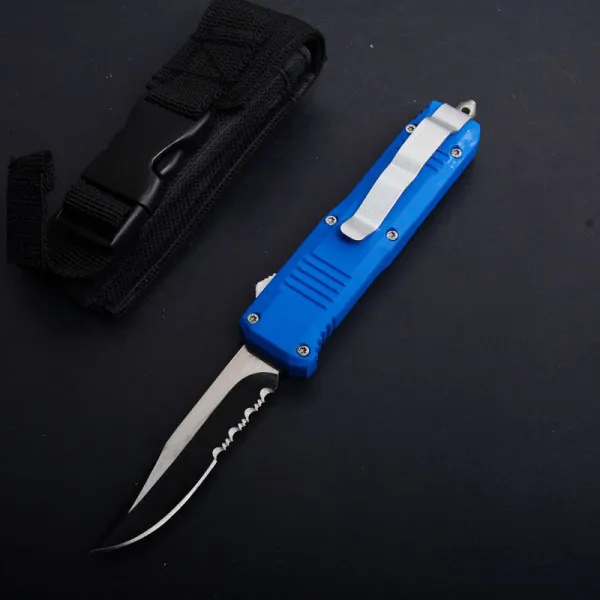 Новое прибытие mini c07 Автосионный нож 440c Стальный лезвие EDC Pocket Outdoor Camping Liking Ножи для выживания EDC Gear