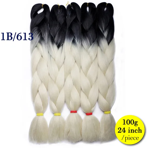 Buy Wholesale China 1 Pack Large Stock 200+ Colors Ombre Jumbo Braid  Synthetic Hair Extensions & Jumbo Braid Synthetic Hair Extensions at USD 20