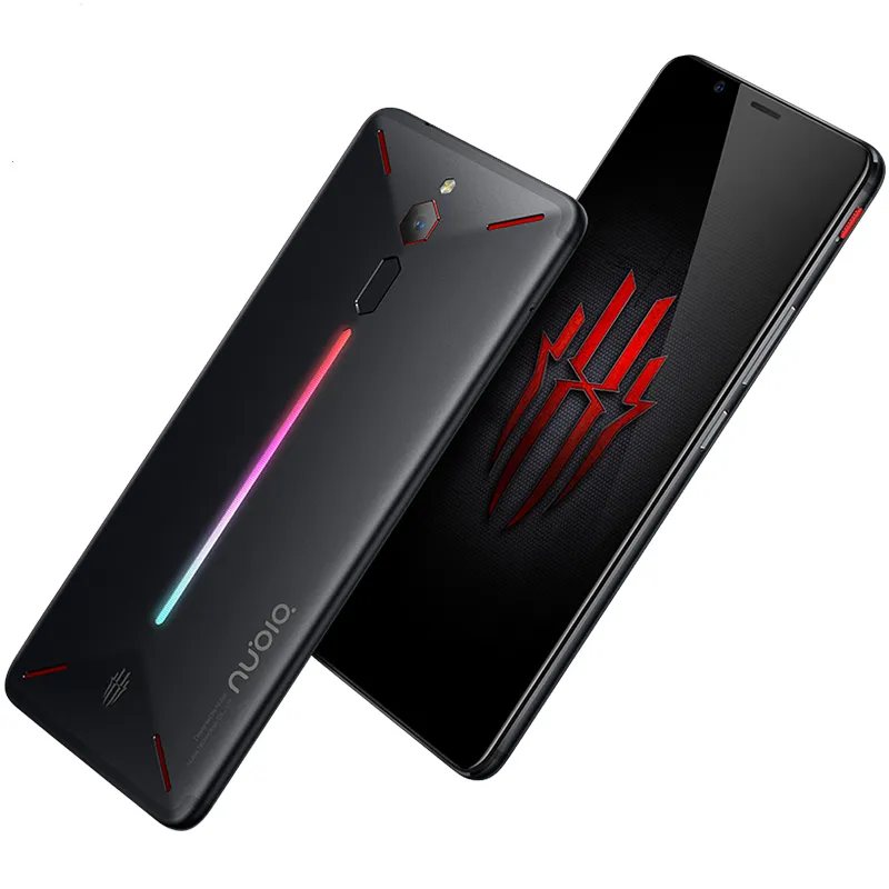 Téléphone portable d'origine Nubia Red Magic 4G LTE 8 Go de RAM 128 Go de ROM Snapdragon 835 Octa Core Android 6,0 pouces plein écran 24,0 MP Smart Mobile Phone