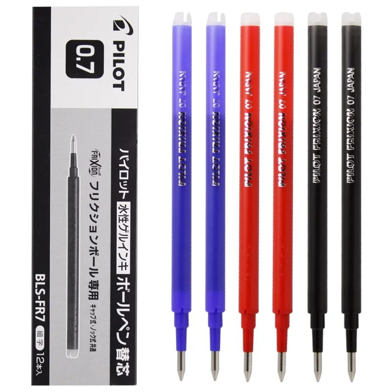 파일럿 BLS-FR7 4/6/8/10 PCS/LOT ERASABLE/FRIXION PEN 리필 롤러 볼 0.7mm