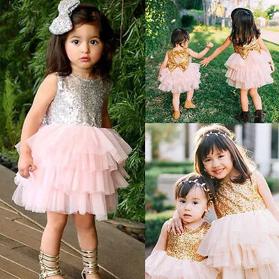 Robe de soirée à fleurs pour petites filles, avec nœud à paillettes, dos nu, robes formelles, âge 26T, or argent 78089721669314