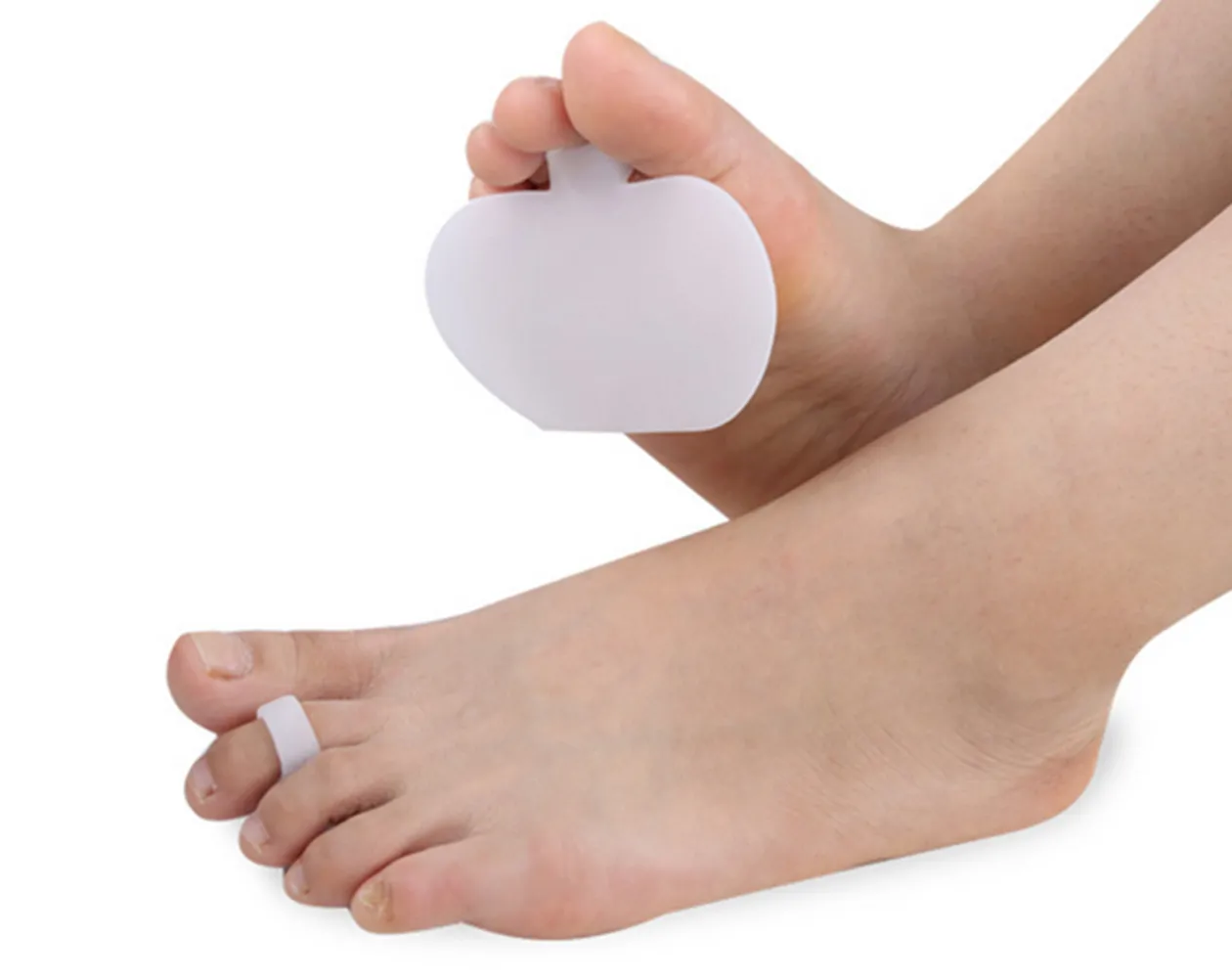 Elitzia ETFT010 풋 케어 Hallux Valgus Orthodontic Insoles 실리콘 하이힐 매트 Apple 모양 매일 사용