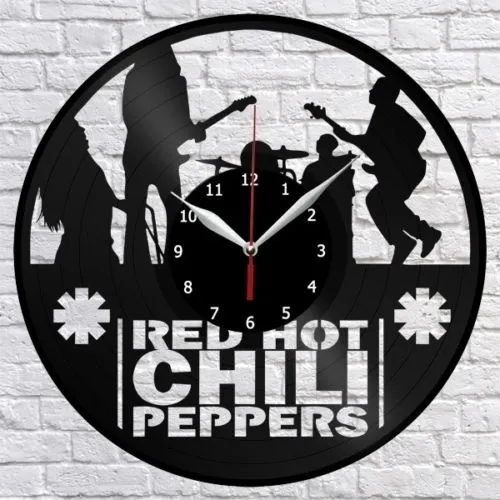 12 Inch Red Hot Chili Peppers Vinyl Vinyl Promise Wall Clock Fan Art  Original Gift From Jzsp0916, $20.11