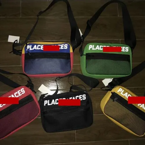 Brand New Places Faces 3M Reflective Skateboards Bag P F Message Bags Casual Men And Women Hip-hop Shoulder Bag Mini Mobile Phone 301a