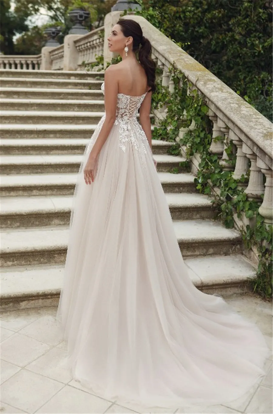 Abito da hotsell sposa plissettato