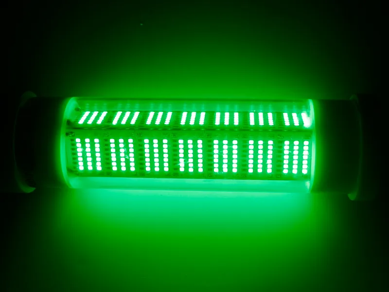 Fiske Luckor Belysning LED Grön Fiske Ljus Båt LED MARINE LIGHT Undervatten Nattlampa Utomhus DC12V DC24V 140W 200W 300W