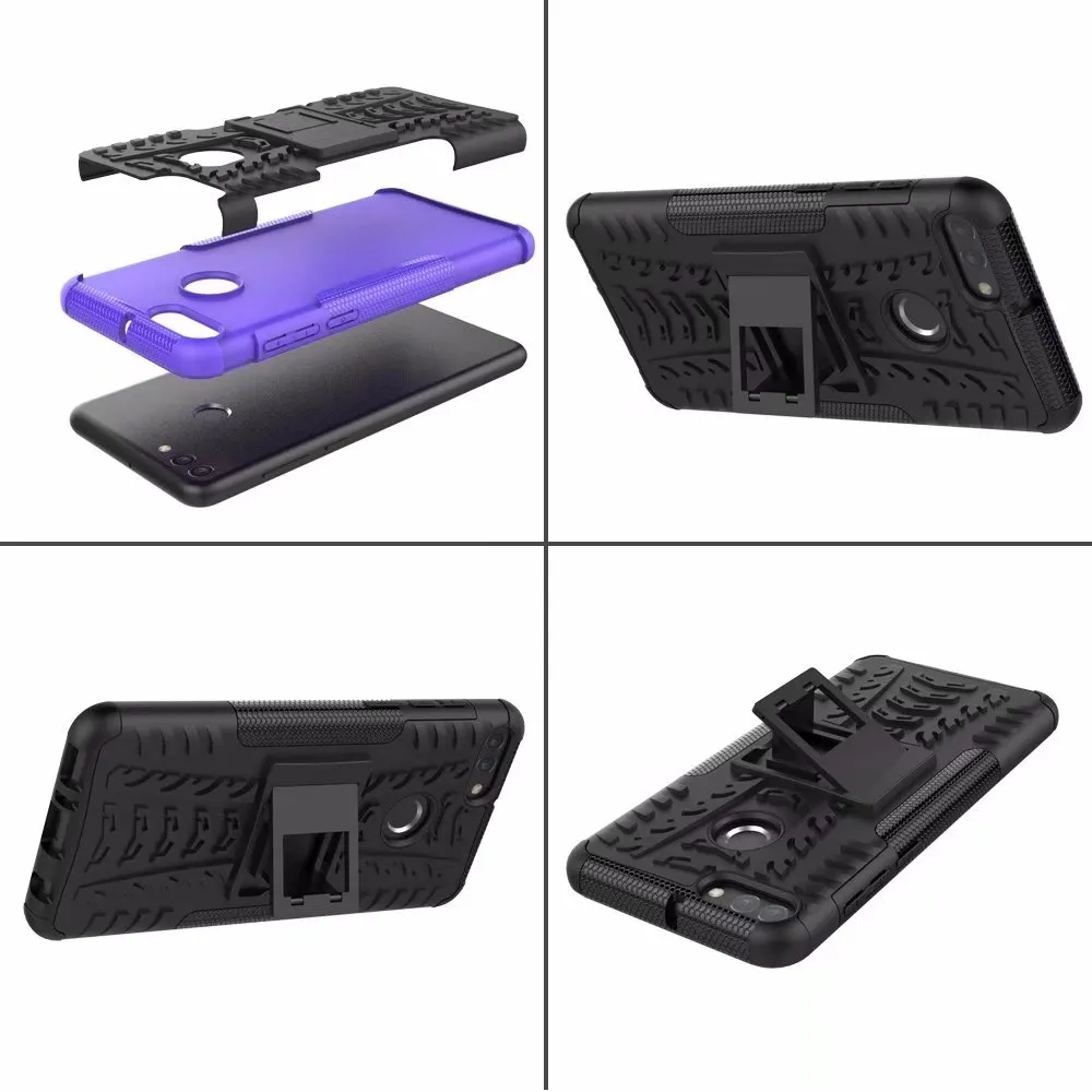 Hybrid Kickstand Impactor Rugged Heavy Duty TPU + PC capa para Huawei P Smart 2020 P40 Lite P40 Pro / lote