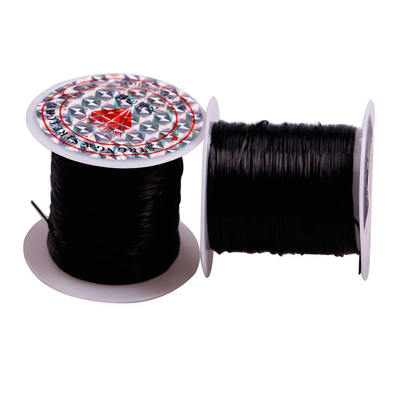 ZF Weaving Thread Elastic Thread for Wig Sewing Crystal Thread 10 Moll för hår Wefts Hårförlängningar Sömlösa peruktillbehör T8406004