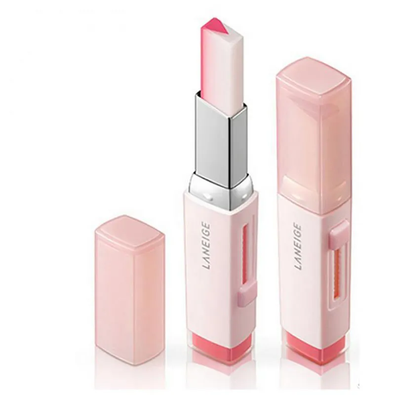 Fashion Korean Bite Lipstick V Cutting Two Tone Tint Silky Moisturzing Nourishing Lipsticks Balm Lip Cosmetic