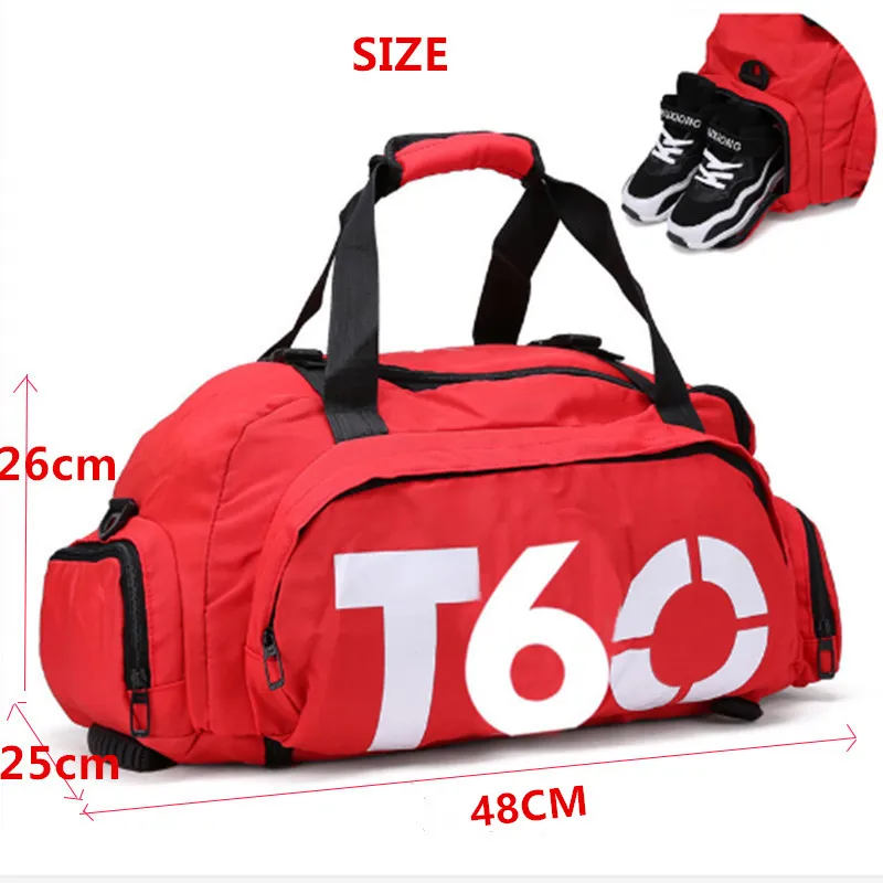  T60 Impermeable Gimnasio Deportes Bolsas Hombres Mujeres Molle  Fitness Entrenamiento Mochilas Multifuncional Viaje/Bolsa de equipaje Bolsos  de hombro, Como la imagen : Ropa, Zapatos y Joyería