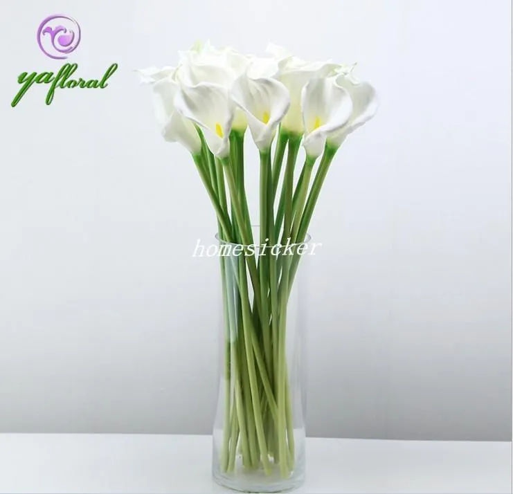 FLOREALE Fiore decorativo artificiale 20 colori Mini Calla Lily Bundle per la decorazione di nozze