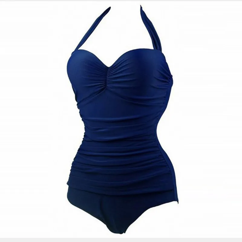 S-3XL Plus Size Padded Bather 2019 Sexy Scoop back Female Swimsuit one piece swimwear women monokini bathing suit swim wear