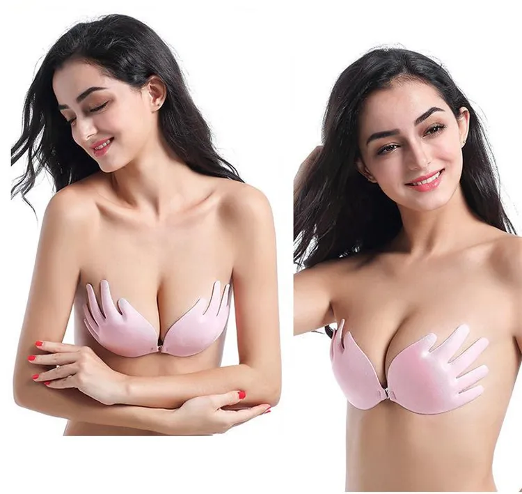Womens Adhesive Silicone Strapless Backless Invisible Push Up Bras From  Tina314, $4.44