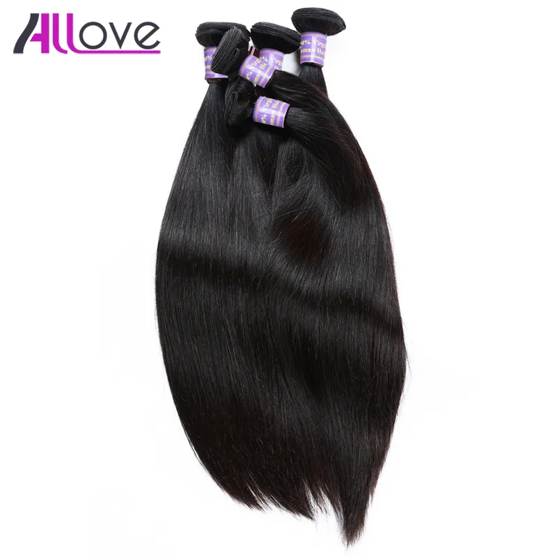 Silky Straight Virgin Hair Extensions Groothandel Goedkope 8A Braziliaanse haar Weefs 5bundles Onverwerkte Peruaanse Indiase Maleisische