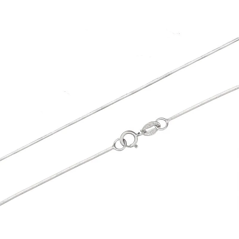 whole 6Sizes Available Real 925 Sterling Silver Necklaces Slim Thin Snake Chains Necklace Women Chain Kids Girls Jewelry 14-32294z