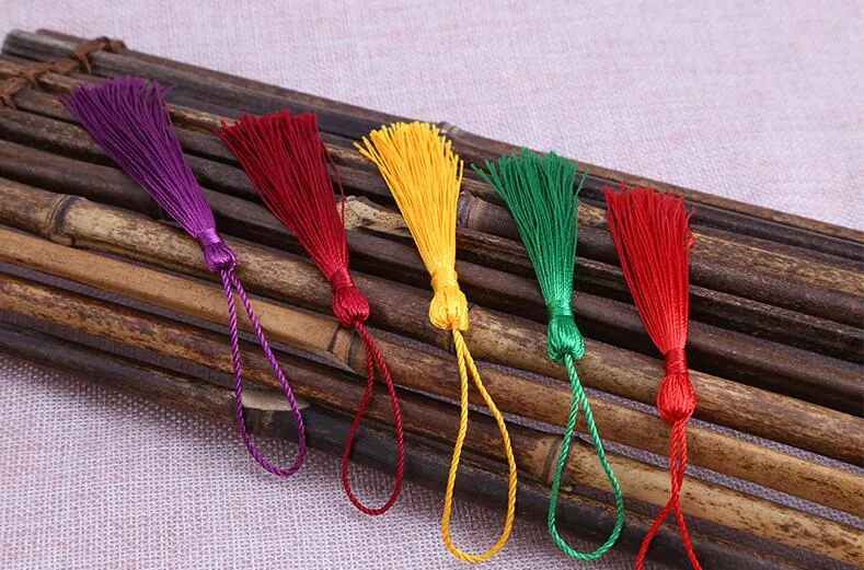 DIY Akcesoria Chińskie Elementy Kurtyna Tassels 13 CM Zakładki Odzież Cukierki Box Tassel Akcesoria DIY Małe Tassel Darmowa Wysyłka FD11