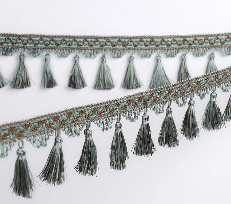12 metros borla colgante cinta para ajuste, cordón para ventana cortinas boda fiesta decorar ropa costura DIY