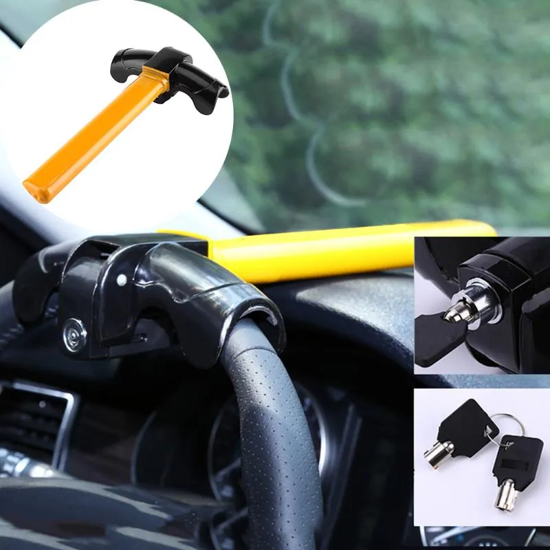 ୨୧ Wheel Lock Key Heavy-Duty Steering Wheel Lock - Universal Anti
