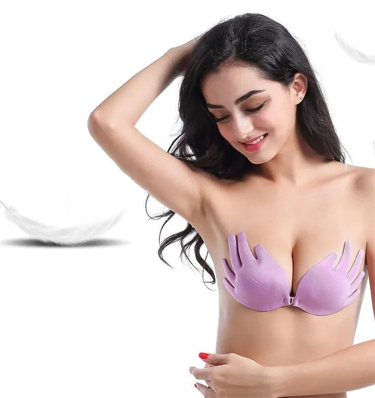 Women's Adhesive Silicone Strapless Backless Invisible Push Up Bras