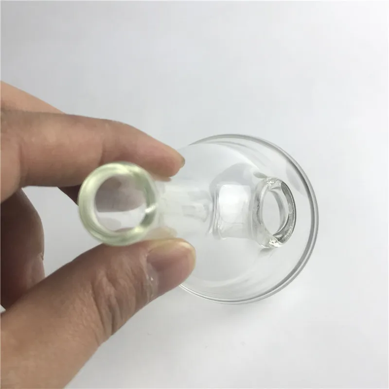 Bong in vetro spesso con 14mm femmina da 5,5 pollici mini tubi dell'acqua a mano riciclatore bong in vetro pyrex trasparente