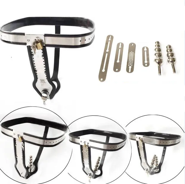Set 3 Plugs Avec Harnais Amovible - Jeu BDSM Pour Femme - Neuf