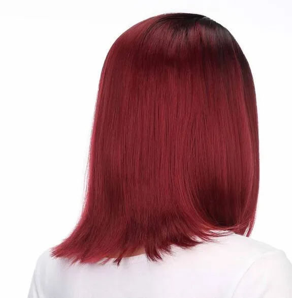 Red Anime Cosplay Wig Short Straight Bob Wig For Women 35cm From Wofa58 22.1 DHgate.Com