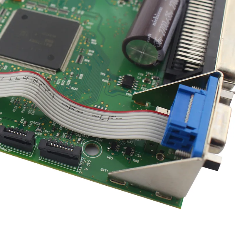 Skrivare levererar original använt Mainboard Motherboard för Zebra GK420T GK420D Termisk skrivare USB Parallell RS232 Serial206y
