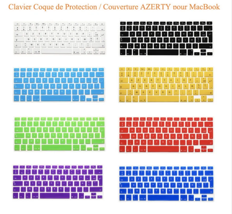 EU-Layout Englische Tastaturabdeckung Hautfolie für MacBook Pro Air Retina 13'' Zoll A1342 A1369 A1466 A1278 A1425 A1502 Tastaturfolie