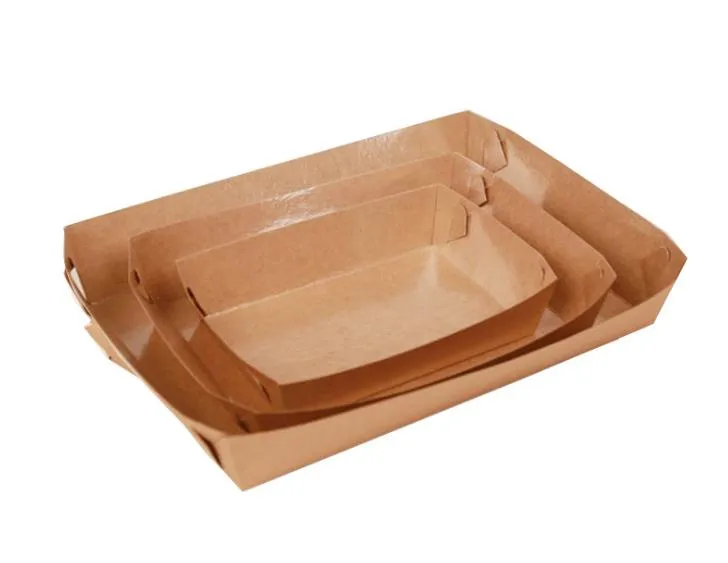 Wholesale Cardboard Food Trays For Hot Dogs French Fries Disposable Paper Plates For Food Packaging 2024 From Szyang 0.45 DHgate.Com