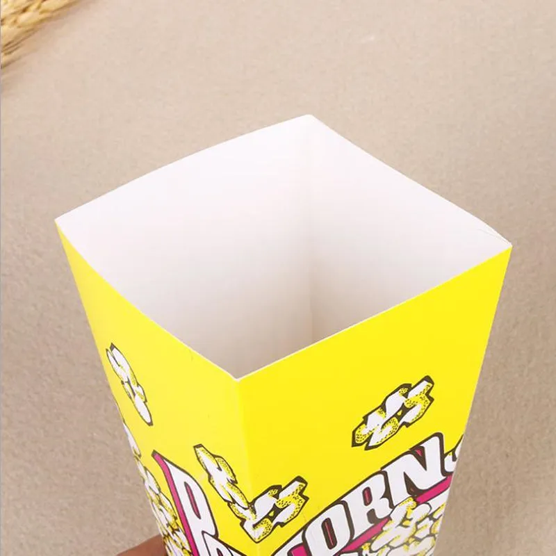 Mini boîtes à pop-corn en papier sans danger pour les aliments, sacs à bonbons, fournitures de fête de mariage, d'anniversaire, de film, expédition rapide