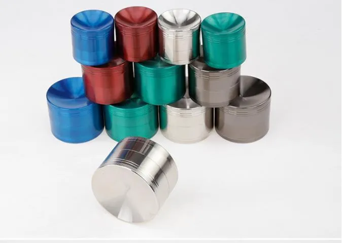 40mm 50mm 55mm 63mm Four Layers Zink Eloy Concave Grinder Cigarett Shredder Cigarett Cracker