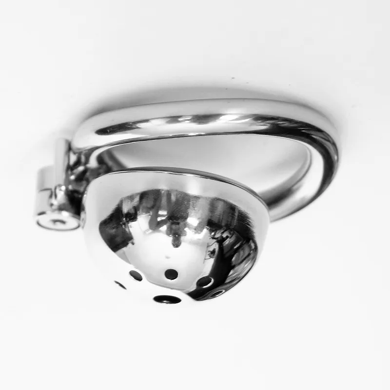 Stealth Lock Stainless Steel Male Chastity Device Super Small Cock Cage Penis Virginity lock Cock Ring Chastity Belt with antithe4898478