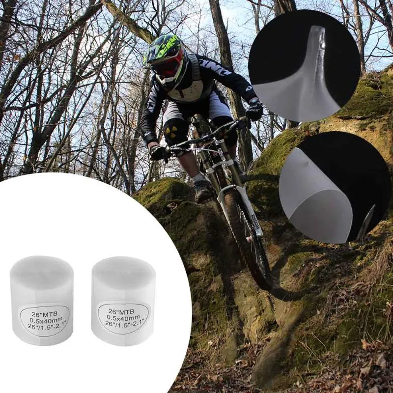 2pcs / set Mountain Road Cykel Däck Liner Puncture Proof 26/27.5 / 29/700C Cykel Däckskydd Pad Cykeltillbehör Del