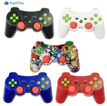 Bezprzewodowy kontroler gry Bluetooth z sześcioma osiami i wibracją do stacji PS3 Play 3 Sterownik bezprzewodowy Joystick Gamepad R20