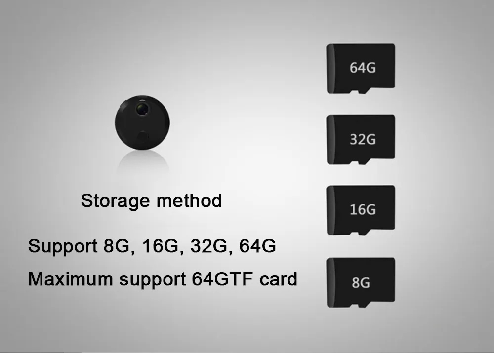 HDQ15 Smart Wifi Mini Cámara HD 1080P Videocámara de red IP 12 IR Visión nocturna Sensor de detección de movimiento Coche Deportes Acción DV DVR / 