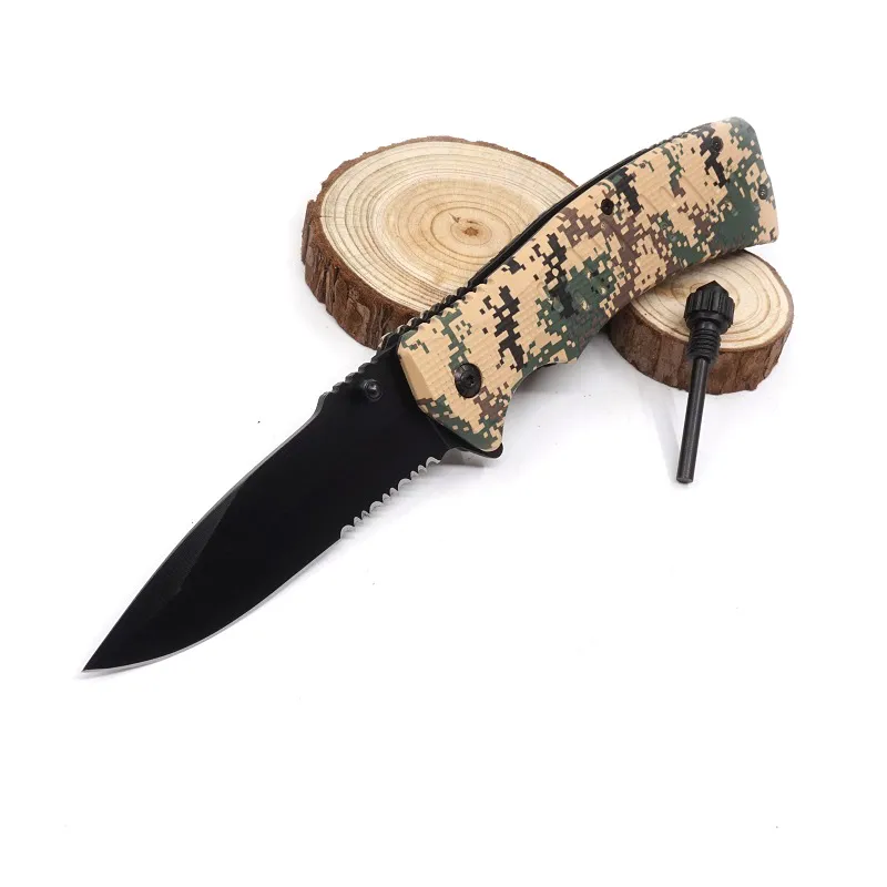 Couteau Pliant Soldat Poche Tactique Survie Couteaux 3Cr13 Lame Combat Couteau De Chasse Couteau Utilitaire Camping En Plein Air EDC Multi Outils