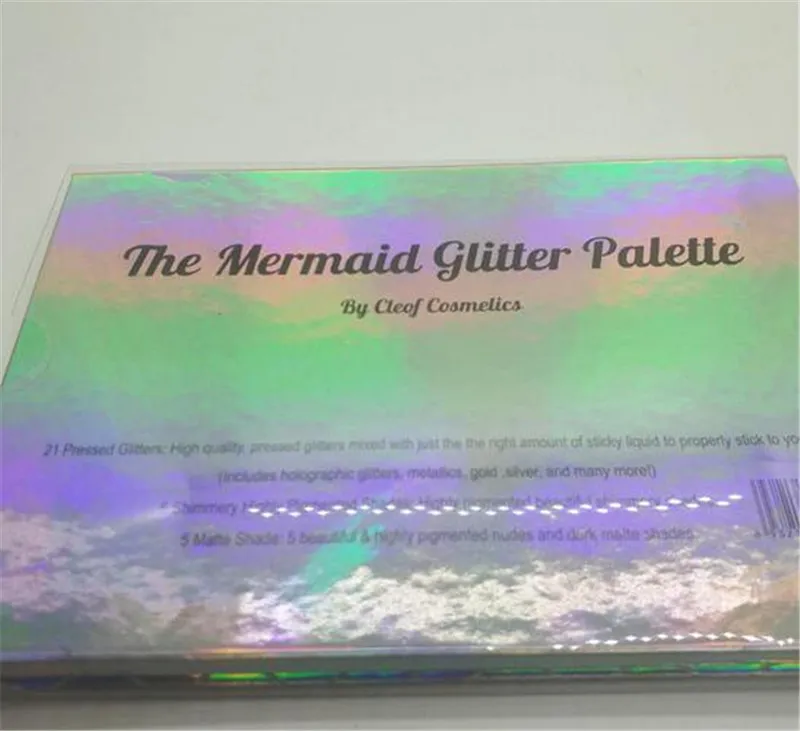 CLEOF shimmer eyeshadow the mermaid glitter palette cosmetic Makeup eyeshadow Fashion Face Eye DHL 