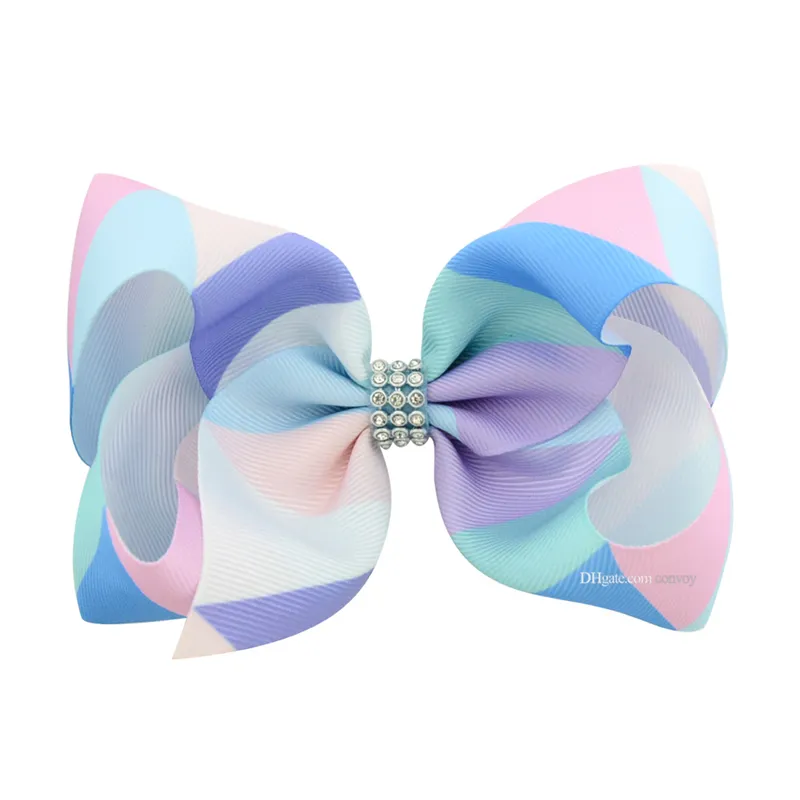 طفل الفتيات لطيف الانحناء دبابيس كبيرة bowknot grosgrain barrette الشريط دبوس الأطفال اكسسوارات للشعر الشعر قص الشعر للأطفال KFJ197