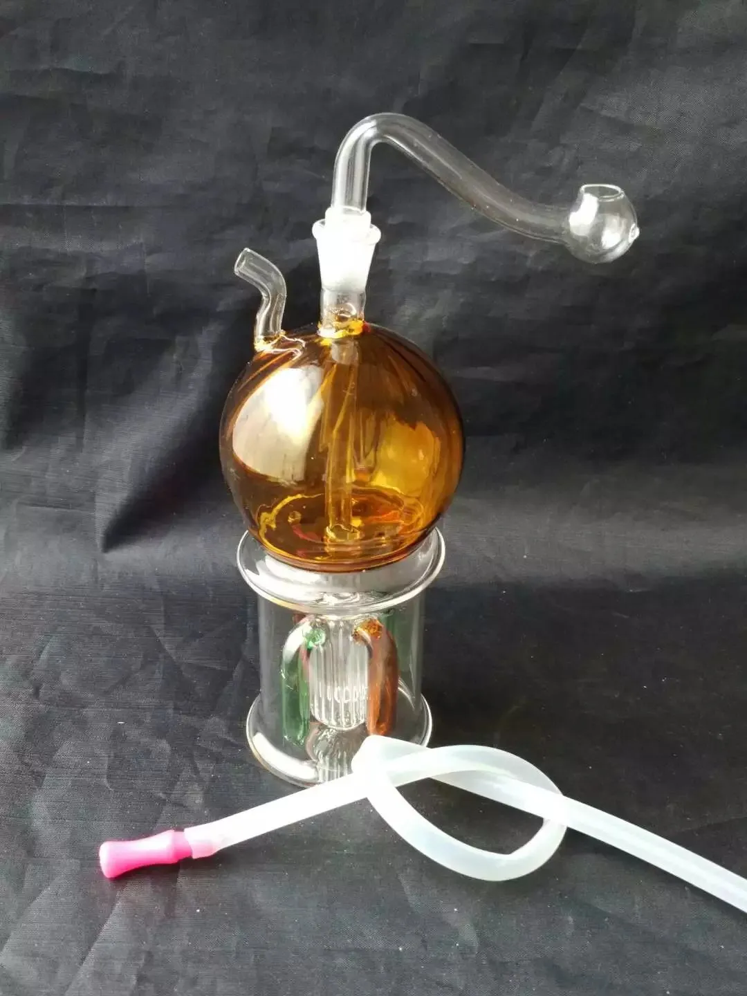 Round belly catch hookah , Wholesale Glass bongs Oil Burner Glass Pipes Water Pipes Oil Rigs Smoking