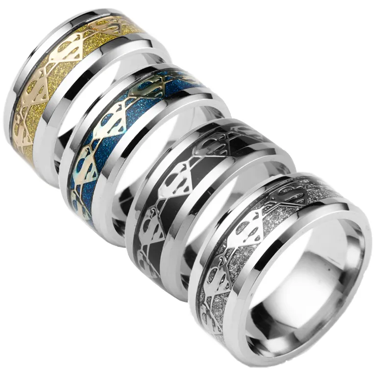 Europese en Amerikaanse Superman Film Accessoires Accessoires Superman Superman Rings Fans Souvenirs