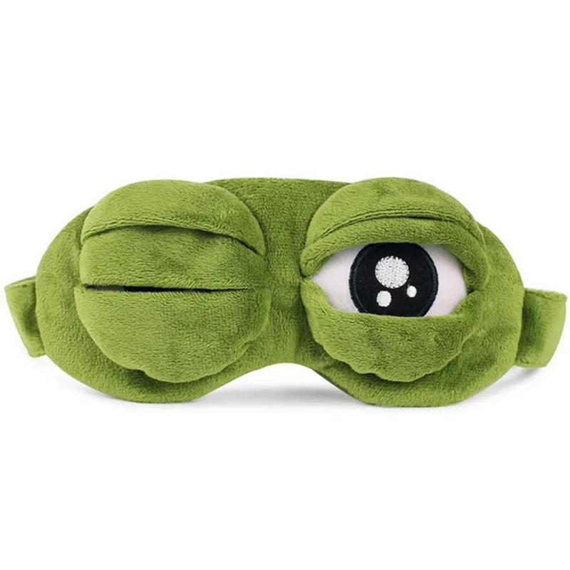 NOWE Dorośli Dzieci smutne żaba 3D Mask Mask Toys Soft Sleeping Funny Plush Sched Toys For Children Costume Akcesoria Prezentacja 8147430