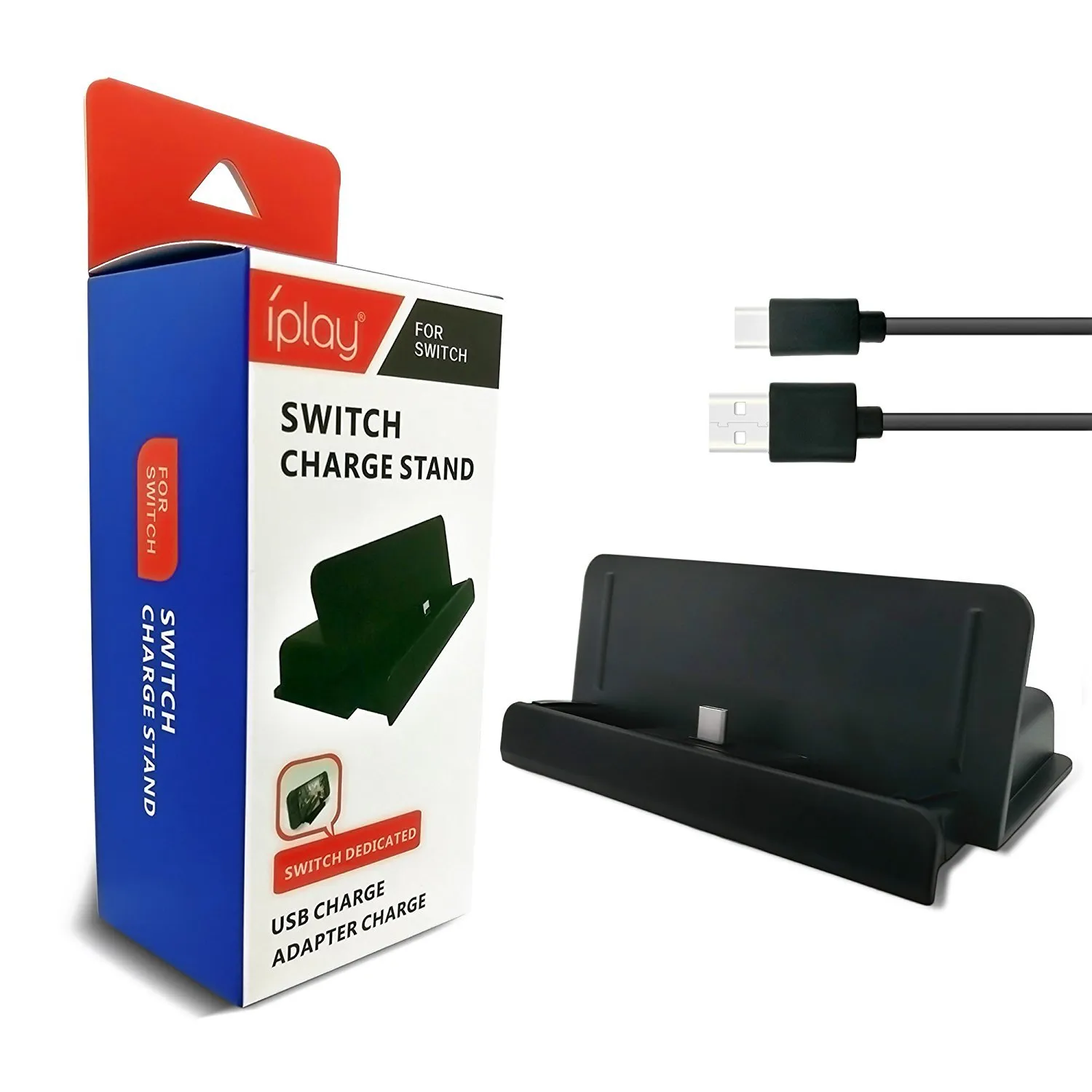 USB Tipo C Supporto staffa di ricarica Caricabatterie Dock Station di ricarica Nintendo Switch NS Console Controller Gamepad 30 PZ/LOTTO