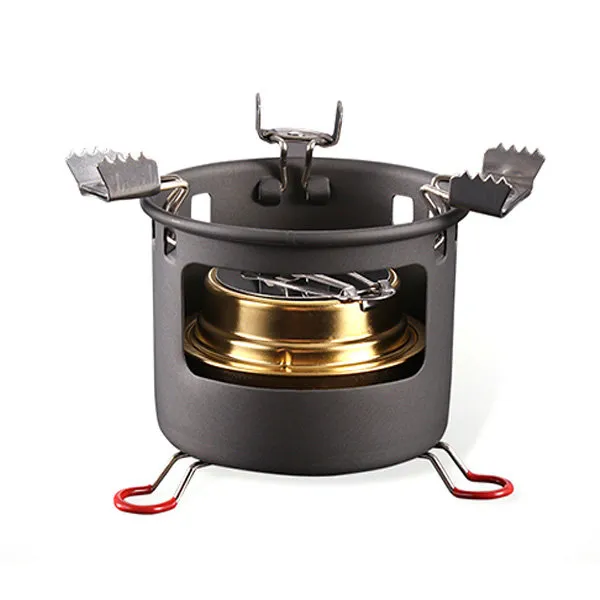 ALOCS CS-B13 Camping Pique-Nique Alcool Cuisinière Ensemble Portable Combustible Liquide Four Brûleur Cuisinière À Gaz, Appareils De Cuisine Cuisson-Poêles