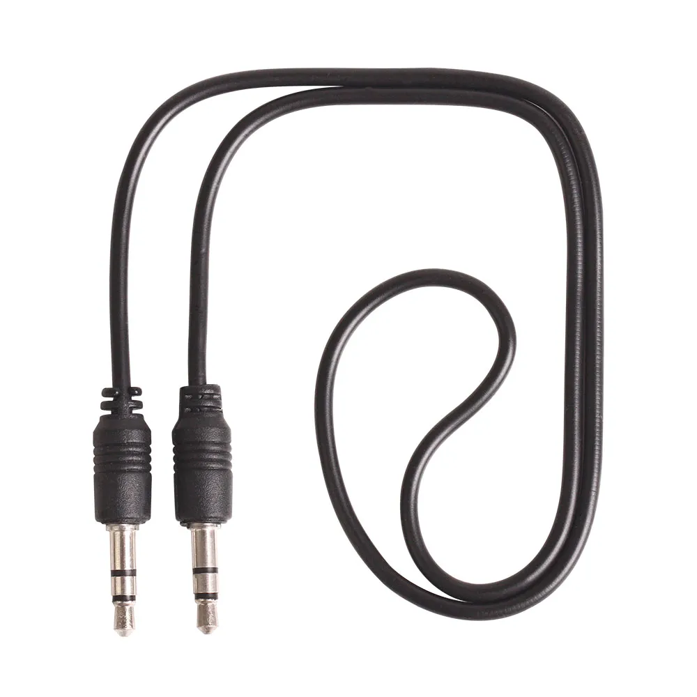 3,5 mm 50cm macho para macho áudio aux plug 3-anel mini cabo av