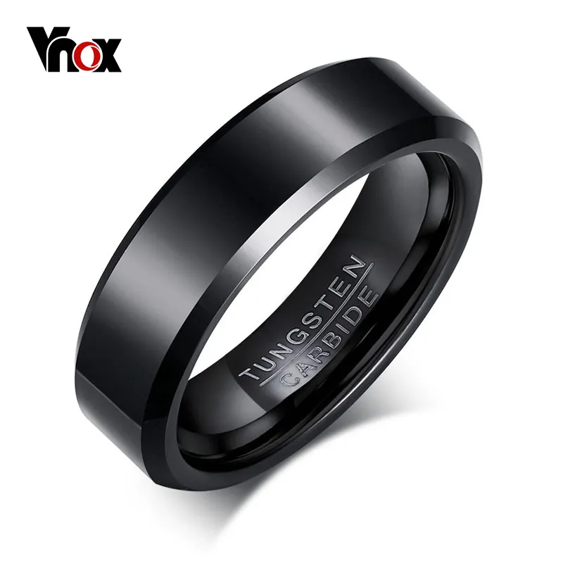 Stylish Black Tungsten Carbide Tungsten Rings Amazon Perfect For